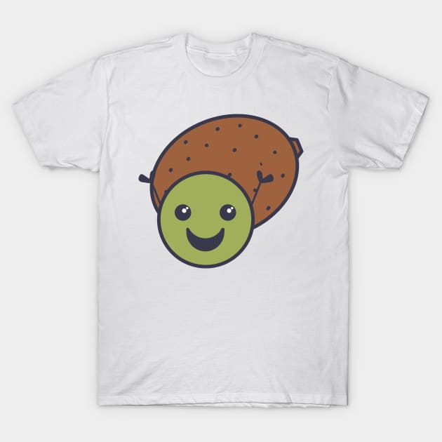 Kawaii Kiwi T-Shirt by Jonathan Wightman